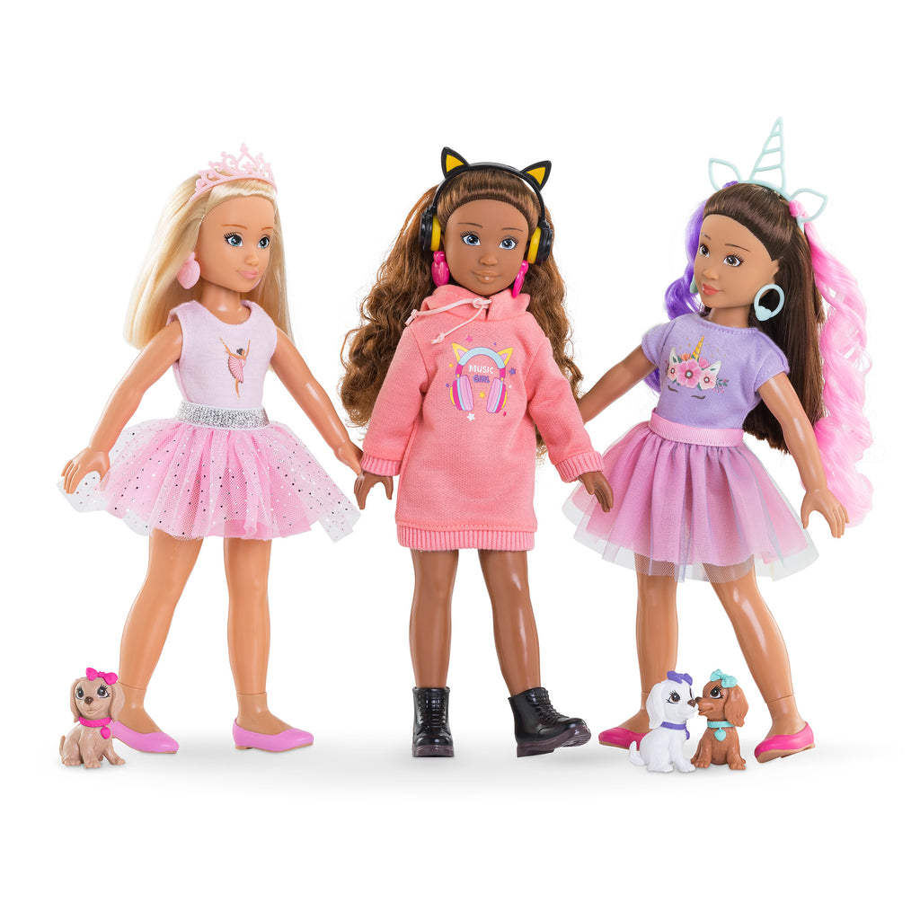 Set Muñeca Corolle Girls Melody Music Y Moda
