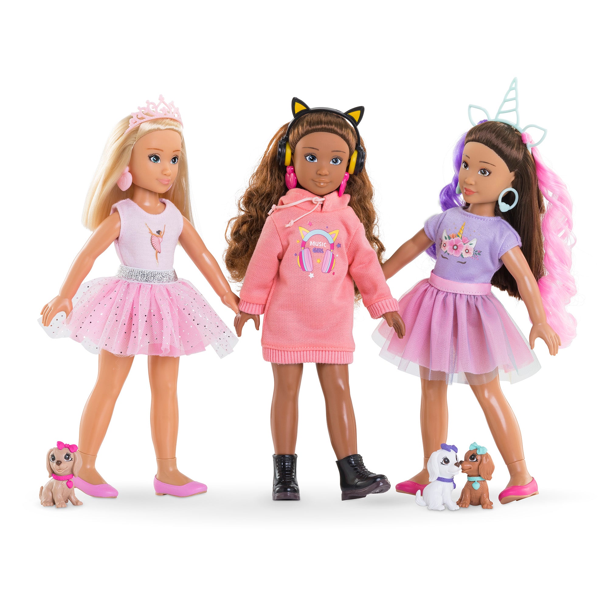 Set Muñeca Corolle Girls Melody Music Y Moda