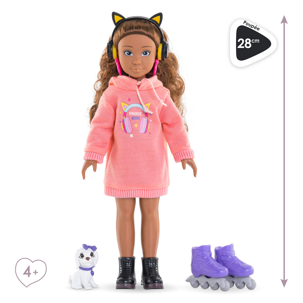 Set Muñeca Corolle Girls Melody Music Y Moda