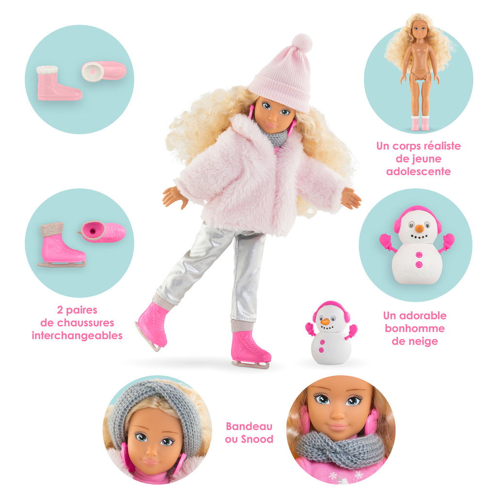 Cofre Muñeca Corolle Girls Valentine En La Montaña