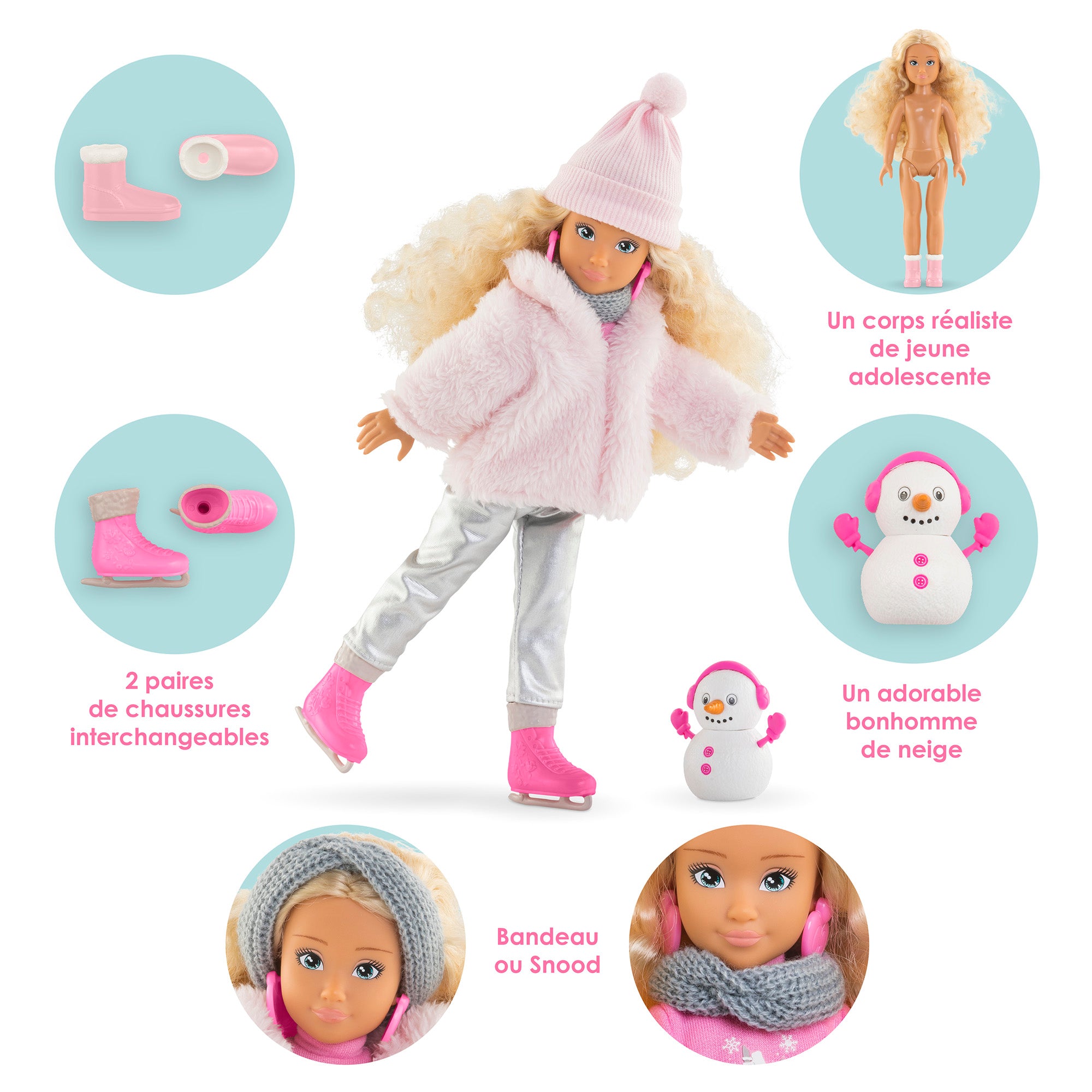 Cofre Muñeca Corolle Girls Valentine En La Montaña
