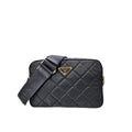Prada - Bolso para cámara de nailon acolchado - Mujeres - Negro