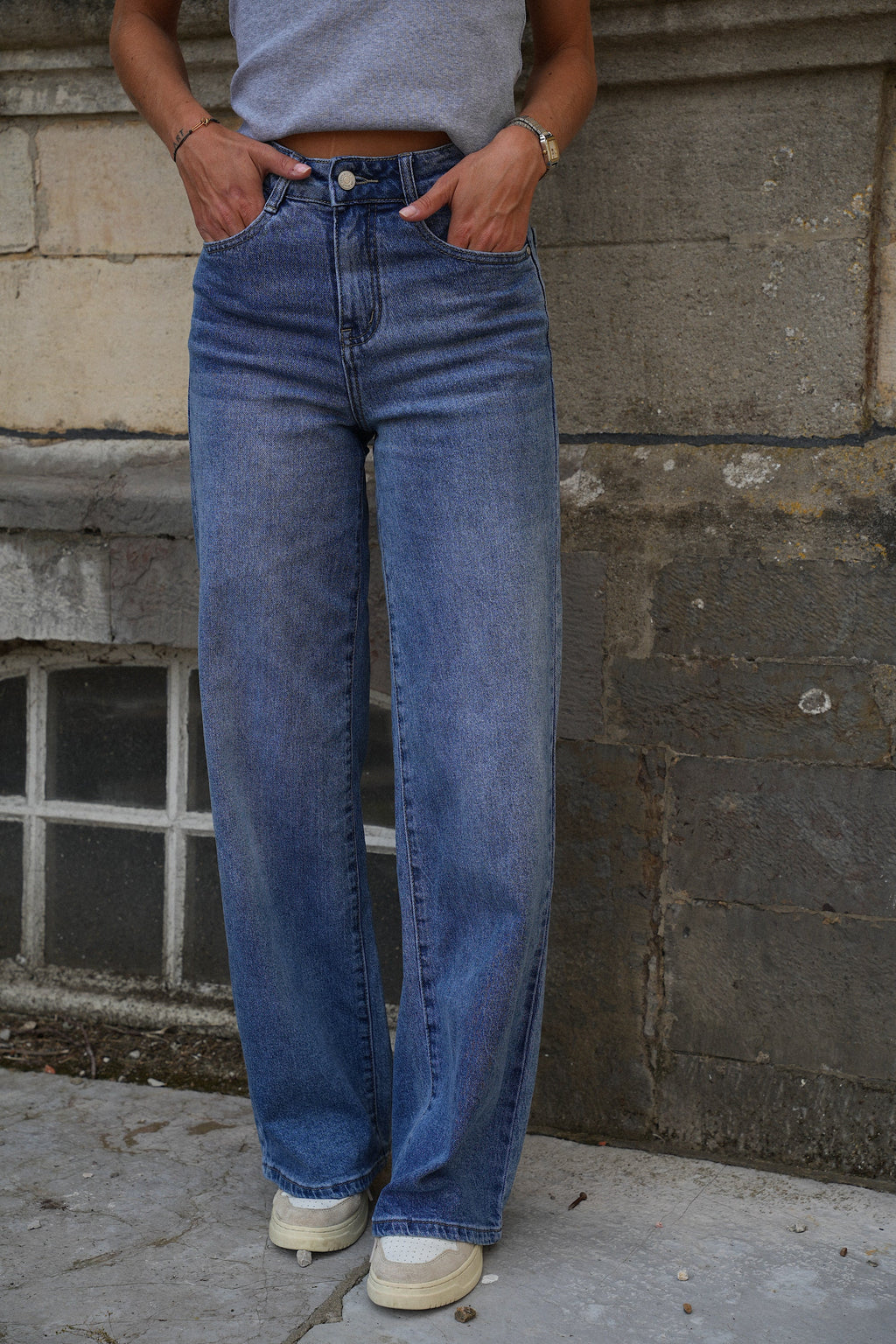 Jeans Dritti Alli - Blu
