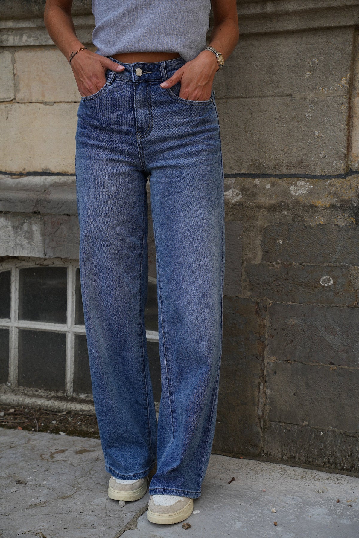Jeans Dritti Alli - Blu