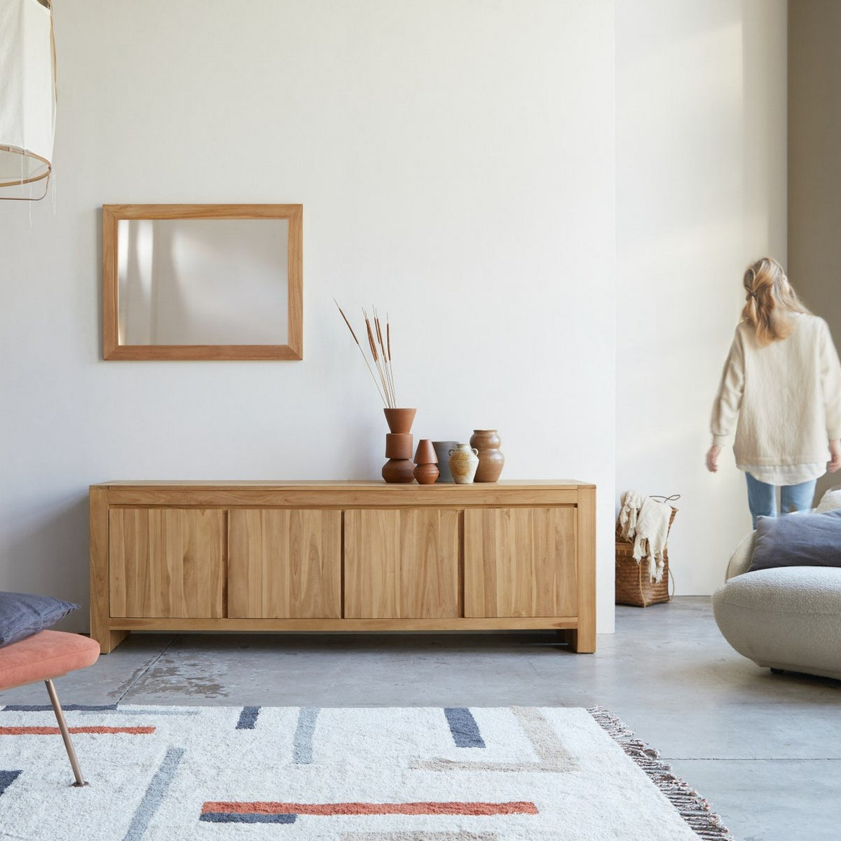 Eden - Buffet - Teck - Naturel