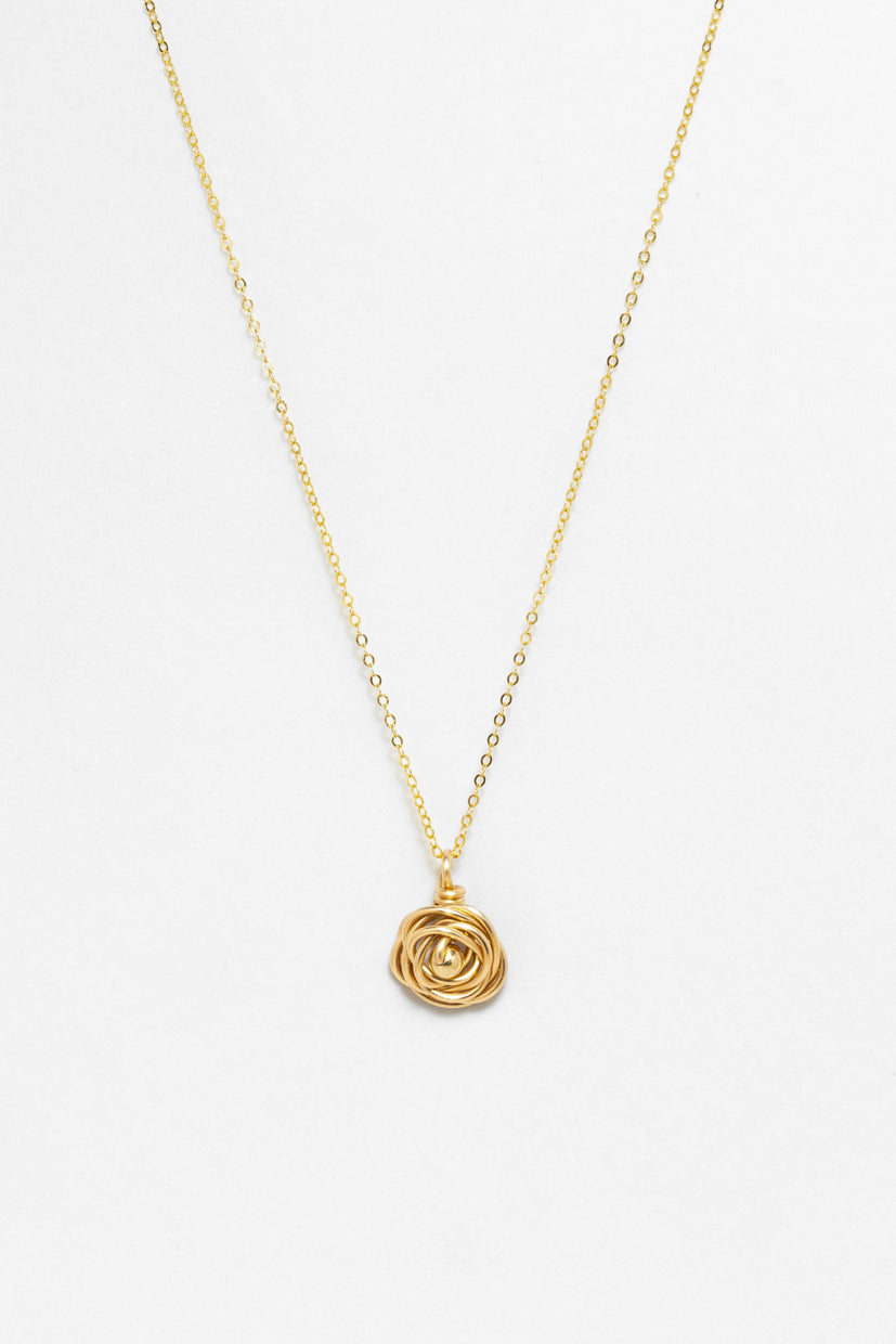 Pendentif Rosa Moyen - Or