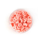 Box of 6 Mm Heishi Rondelle Beads - Powder Pink