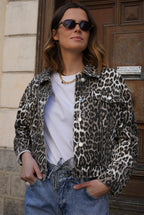 Raphaëlle Leopard Jacket