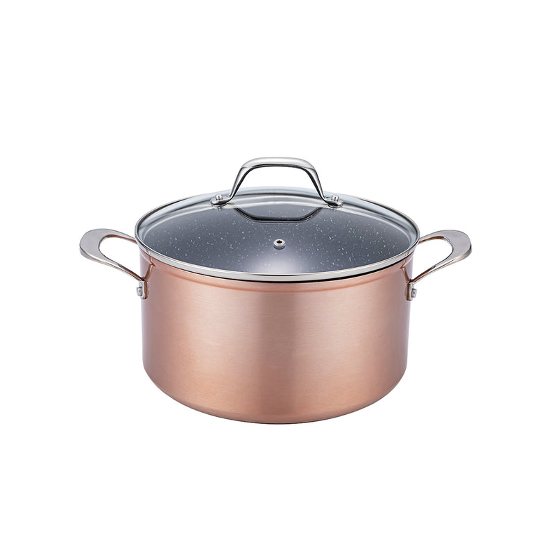 Set De 4 Pièces 24 Héritage Cuivré Greblon Céramique - Cuivre