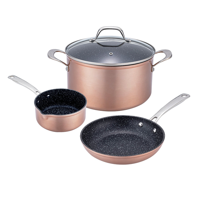 Set De 4 Pièces 28 Héritage Cuivré Greblon Céramique - Cuivre