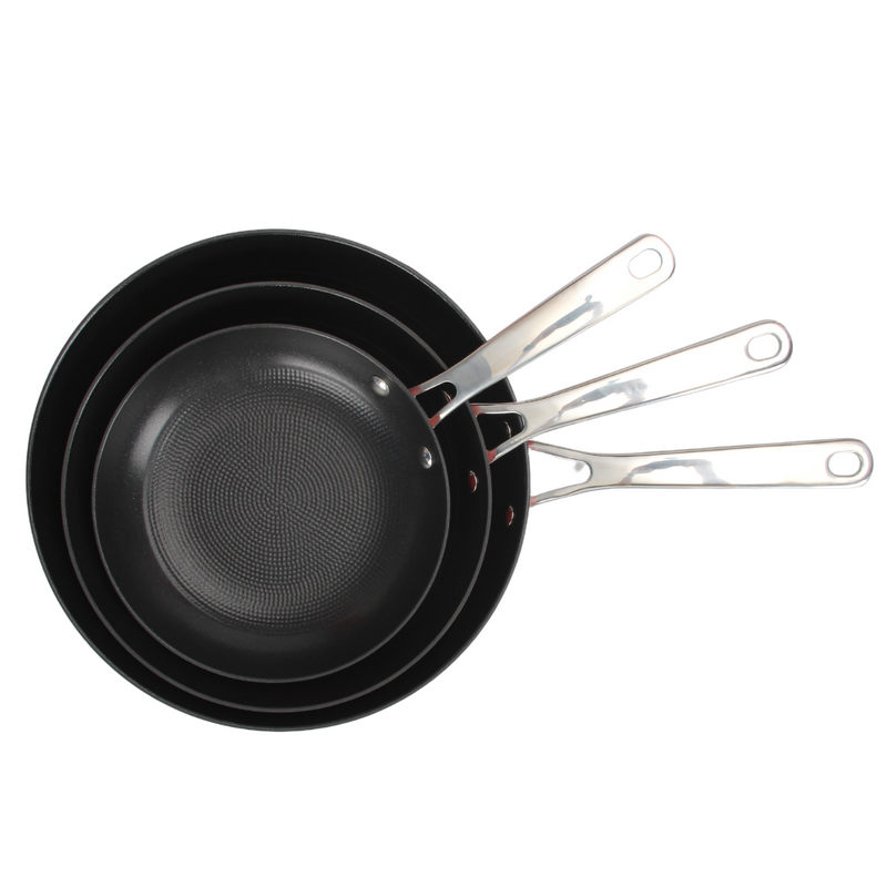 Airiron Set De Poêles 20/24/28Cm - Noir
