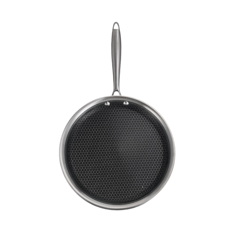 Crêpière 28Cm Triplex 'Blacksteel' - Argenté