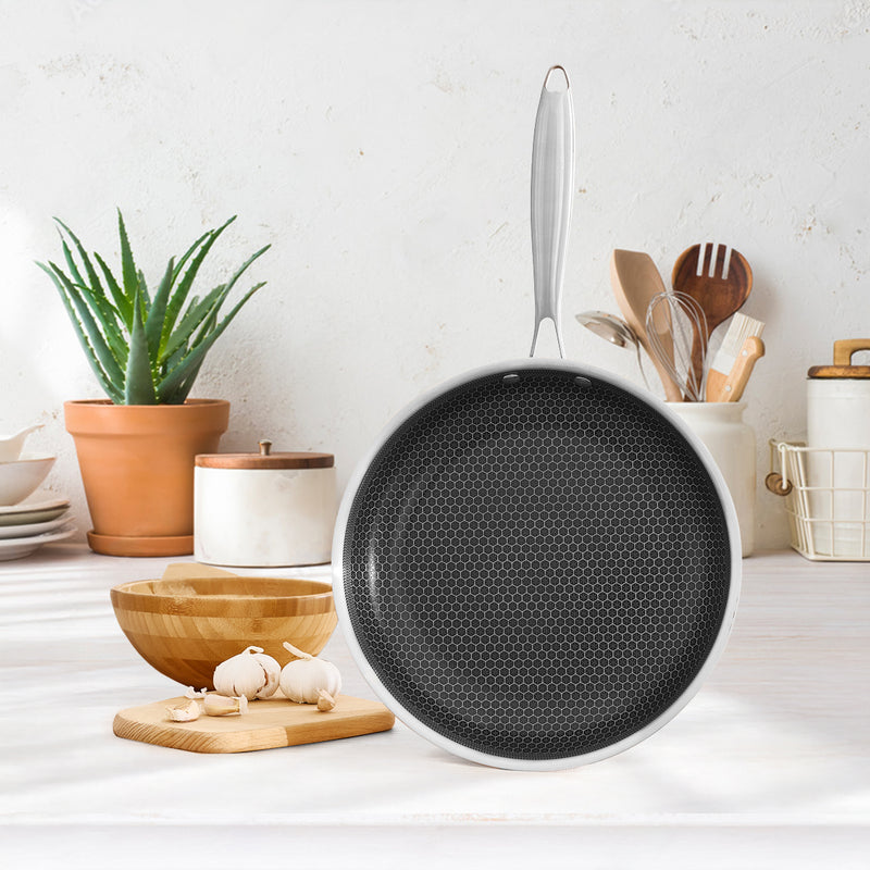 Crêpière 28Cm Triplex 'Blacksteel' - Argenté