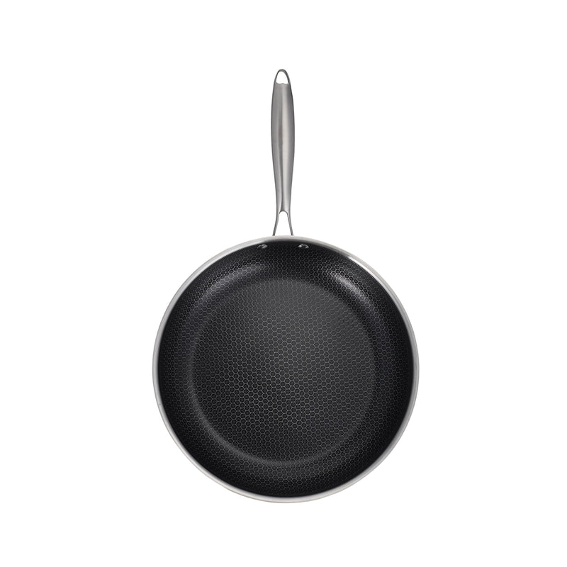 Poêle 24Cm Triplex 'Blacksteel' - Argenté