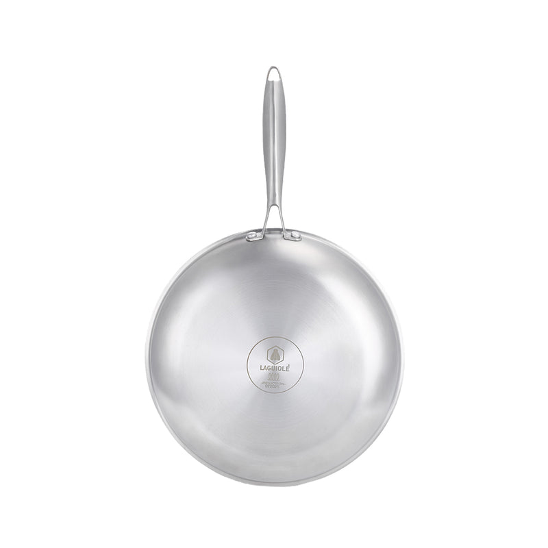 Poêle 24Cm Triplex 'Blacksteel' - Argenté
