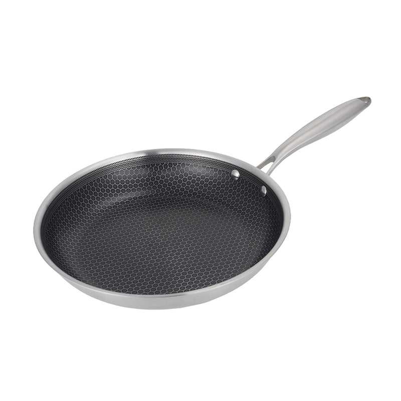 Poêle 28Cm Triplex 'Blacksteel' - Argenté