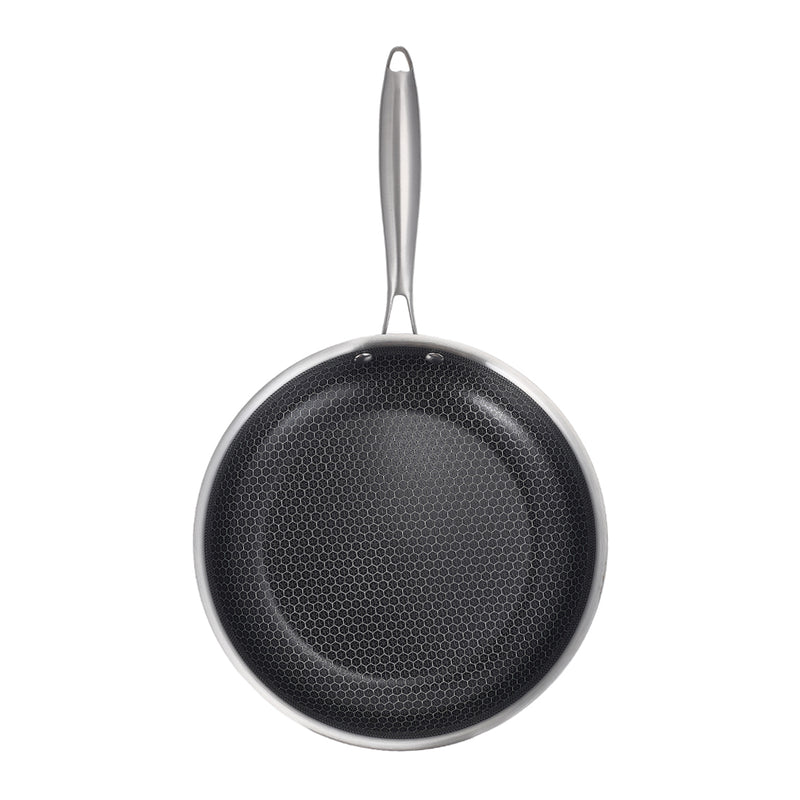 Poêle 28Cm Triplex 'Blacksteel' - Argenté
