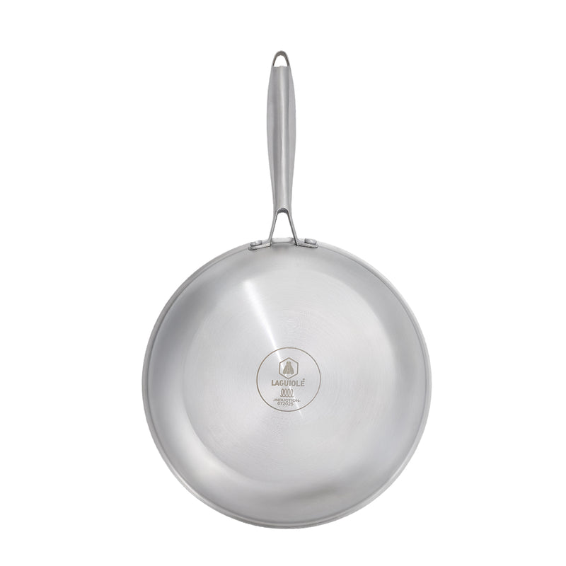 Poêle 28Cm Triplex 'Blacksteel' - Argenté
