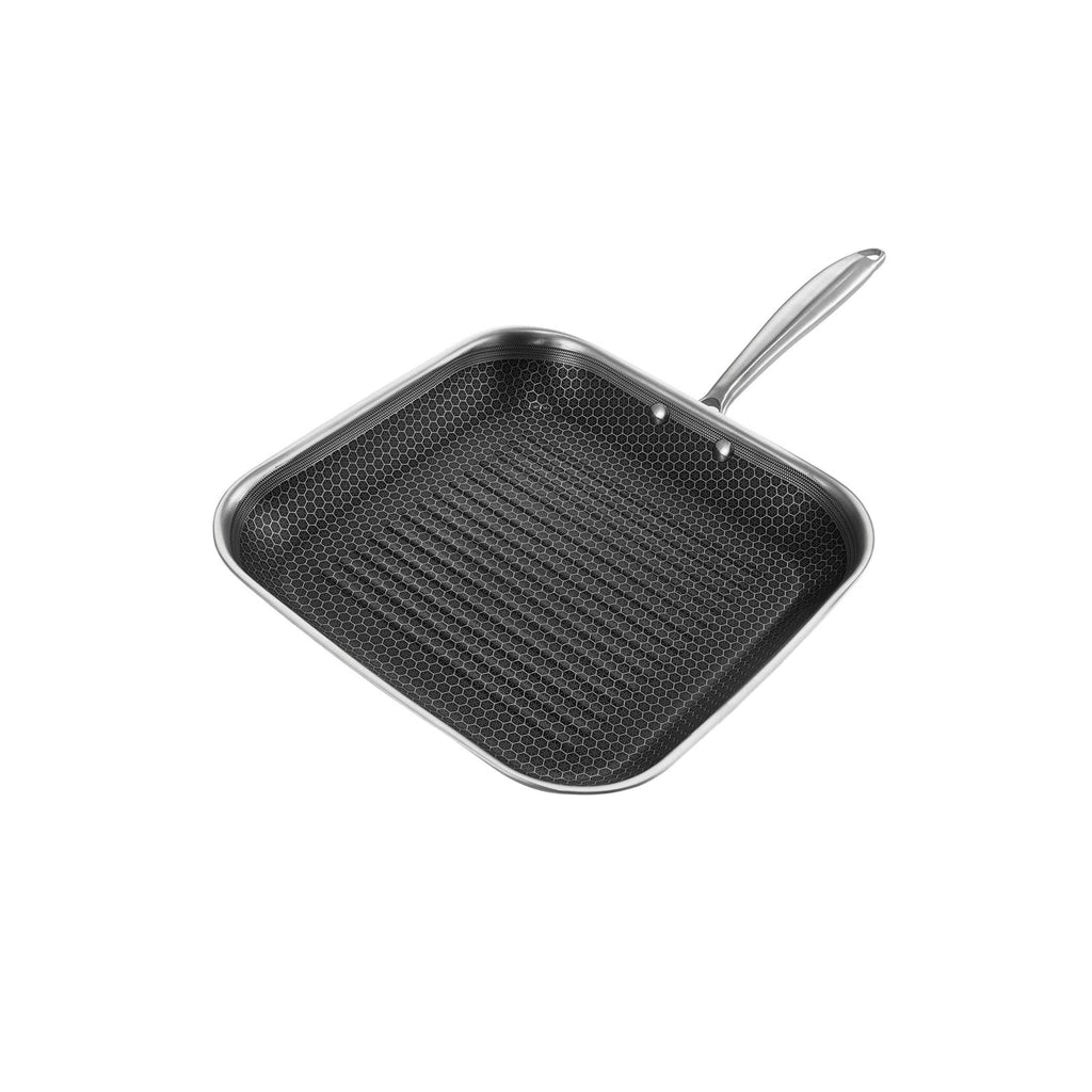 BlackSteel - Parrilla - Acero inoxidable Triplex - Plata