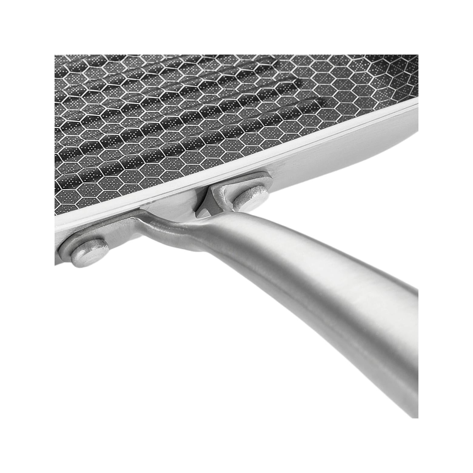 BlackSteel - Parrilla - Acero inoxidable Triplex - Plata