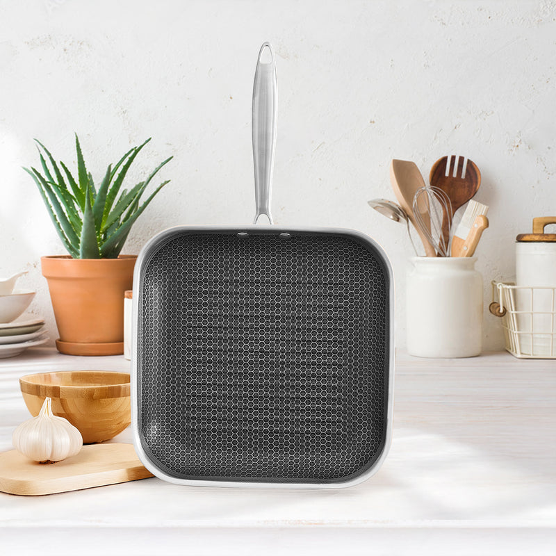 Grill 32Cm Triplex 'Blacksteel' - Argenté