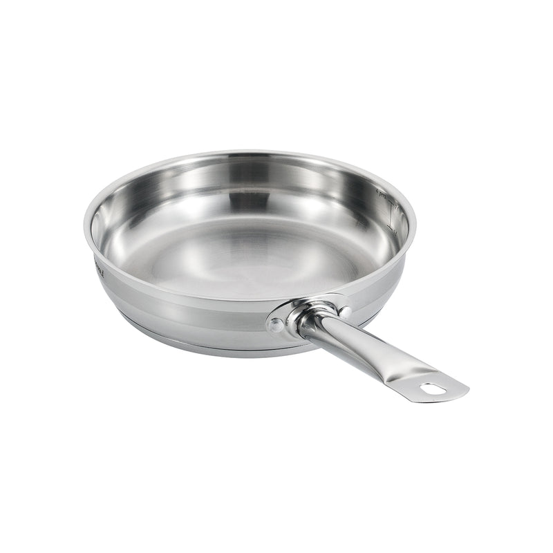 Poêle Inox 24 X 5,5 Cm Induction - Argenté