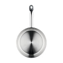 Poêle Inox 24 X 5,5 Cm Induction - Argenté