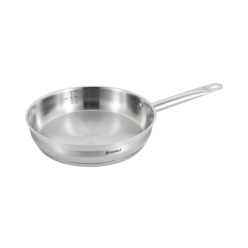Poêle Inox 28 X 6 Cm Induction - Argenté