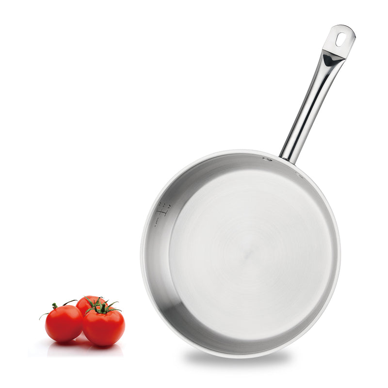 Poêle Inox 28 X 6 Cm Induction - Argenté