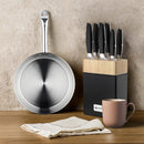 Poêle Inox 28 X 6 Cm Induction - Argenté