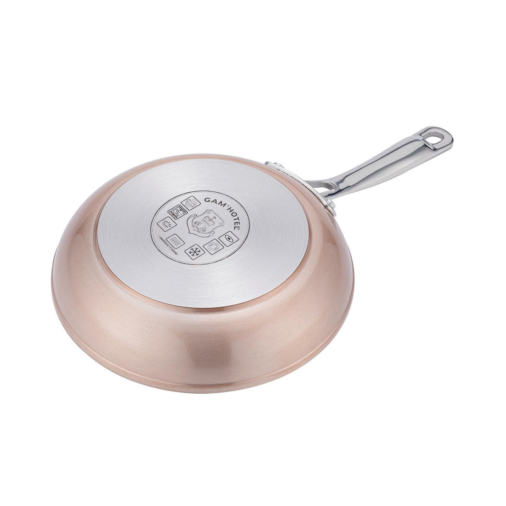 Élégance - Gam'Hotel - 28cm Élégance Copper-Effect Greblon Ceramic Frying Pan - Copper