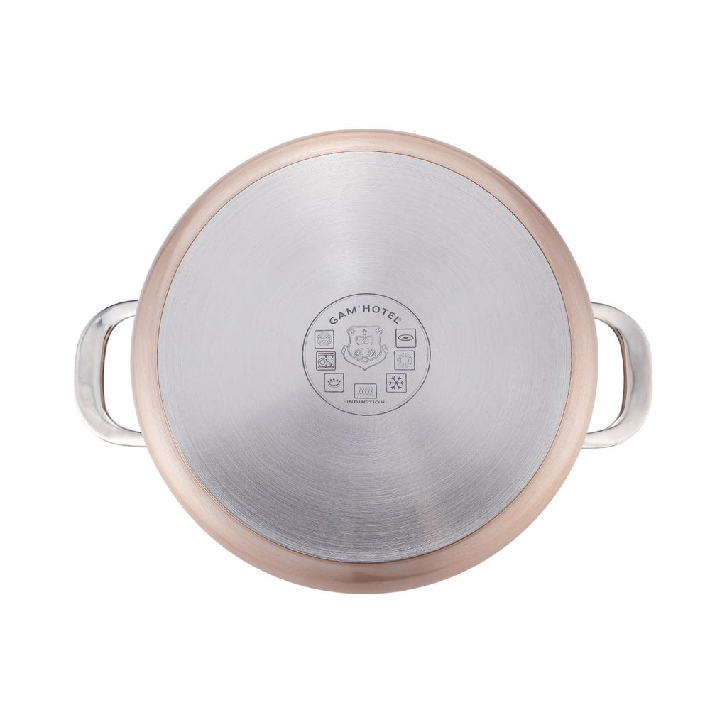 Élégance - Gam'Hotel - Élégance Greblon Ceramic 4-Piece Copper Cookware Set 28 - Copper