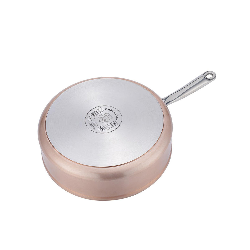 Elegance - Gam'Hotel - 9-Piece Copper-Coloured Set with Greblon Ceramic Coating - Copper