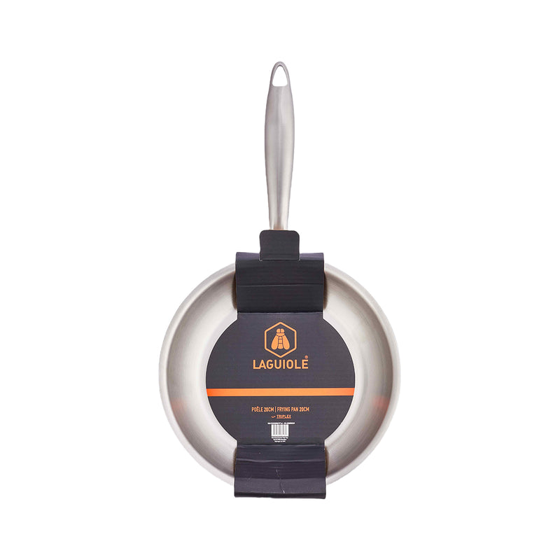 Poêle Triplex 20 Cm Induction - Argenté