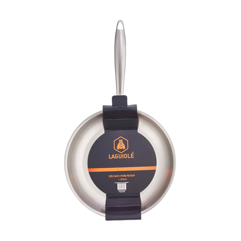 Poêle Triplex 24 Cm Induction - Argenté