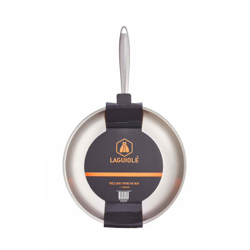 Poêle Triplex 28 Cm Induction - Argenté