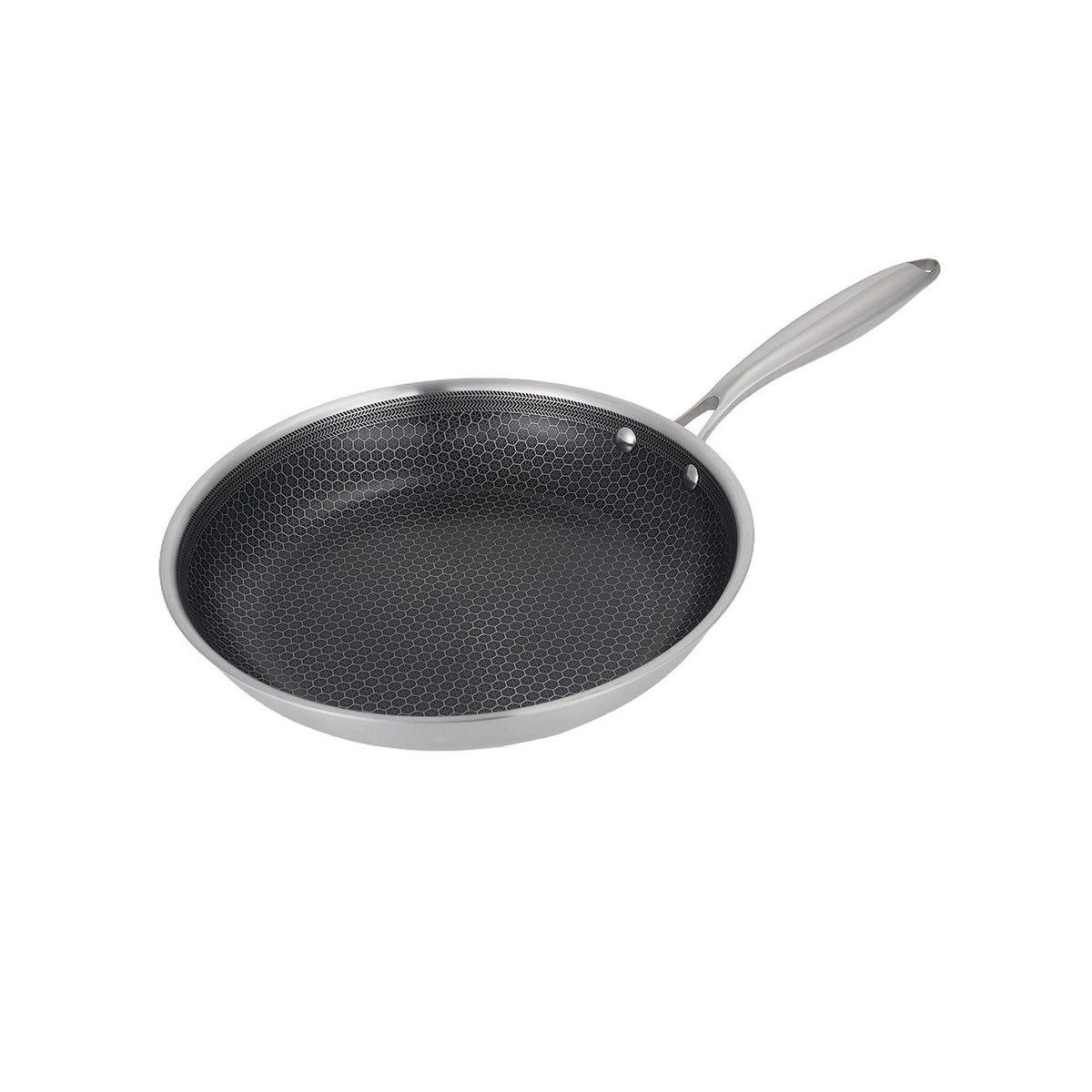 Blacksteel - Gam'Hotel - Poêle 28Cm Triplex 'Blacksteel' - Argenté