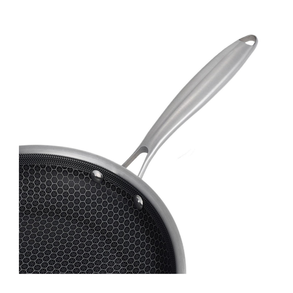 Blacksteel - Gam'Hotel - Poêle 28Cm Triplex 'Blacksteel' - Argenté