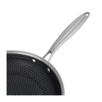 Blacksteel - Gam'Hotel - Poêle 28Cm Triplex 'Blacksteel' - Argenté