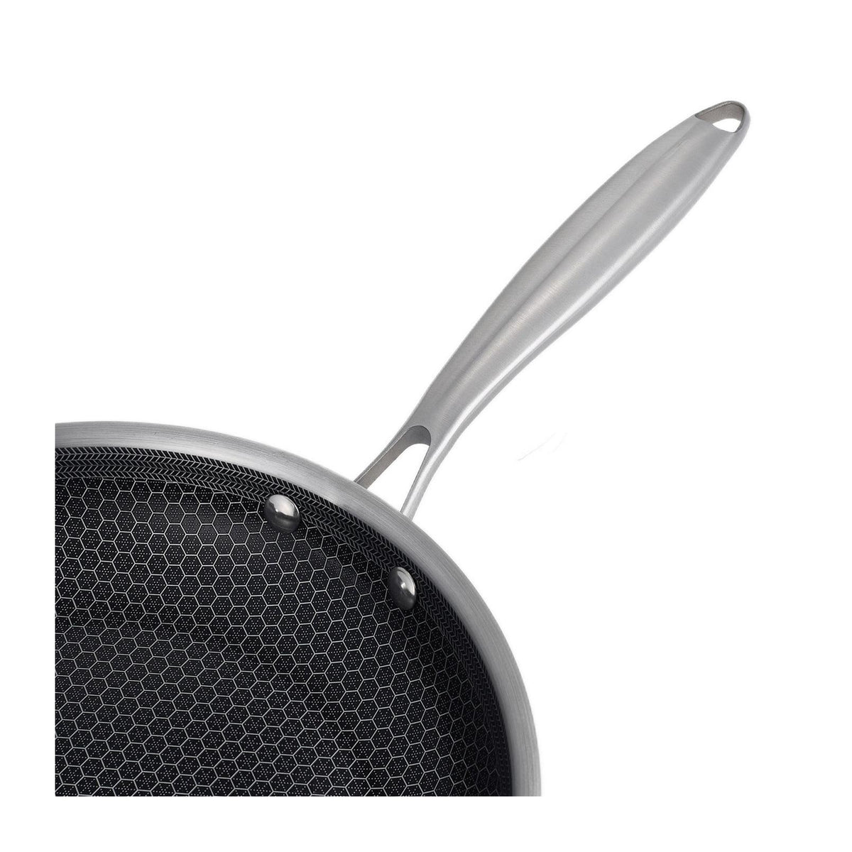 Blacksteel - Gam'Hotel - Poêle 28Cm Triplex 'Blacksteel' - Argenté