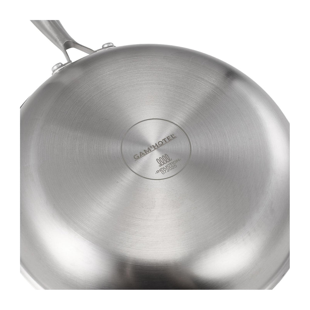 Blacksteel - Gam'Hotel - Poêle 28Cm Triplex 'Blacksteel' - Argenté
