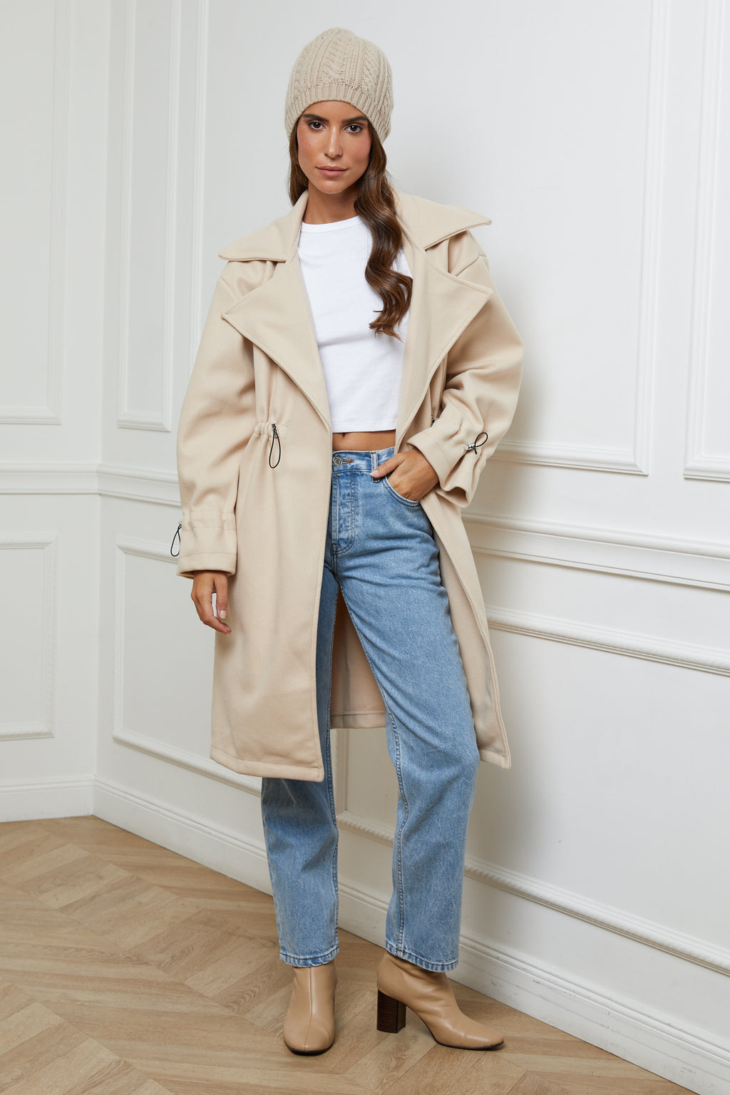 Coat - Beige