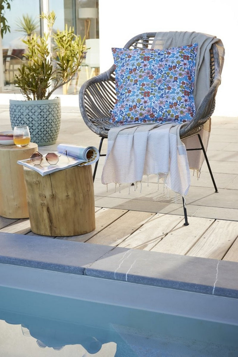 Housse De Coussin - Polyester Imprimé + Enduction - Danaé