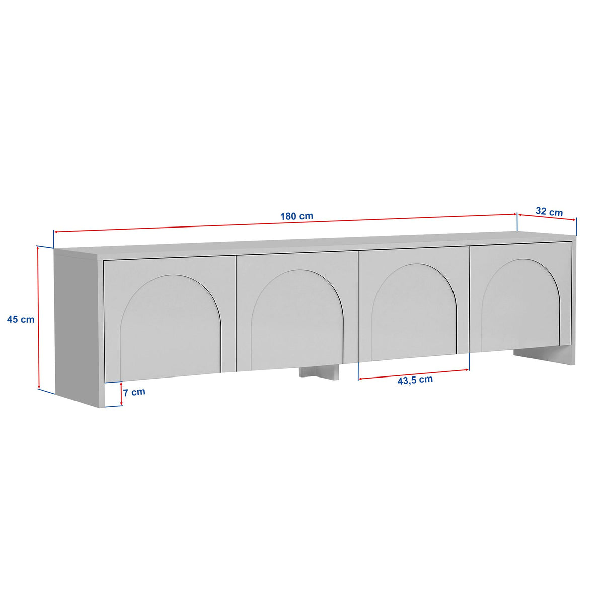 Aurelia - Mueble de TV - Crema