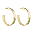 Boucles D'Oreilles - Striped Candy - 35mm - 5 Coloris