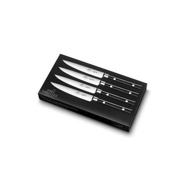 Caja De 4 Cuchillos Para Carne - 12Cm - Leonys