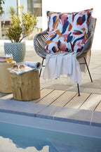 Julianne - Housse De Coussin - Polyester Imprimé + Enduction