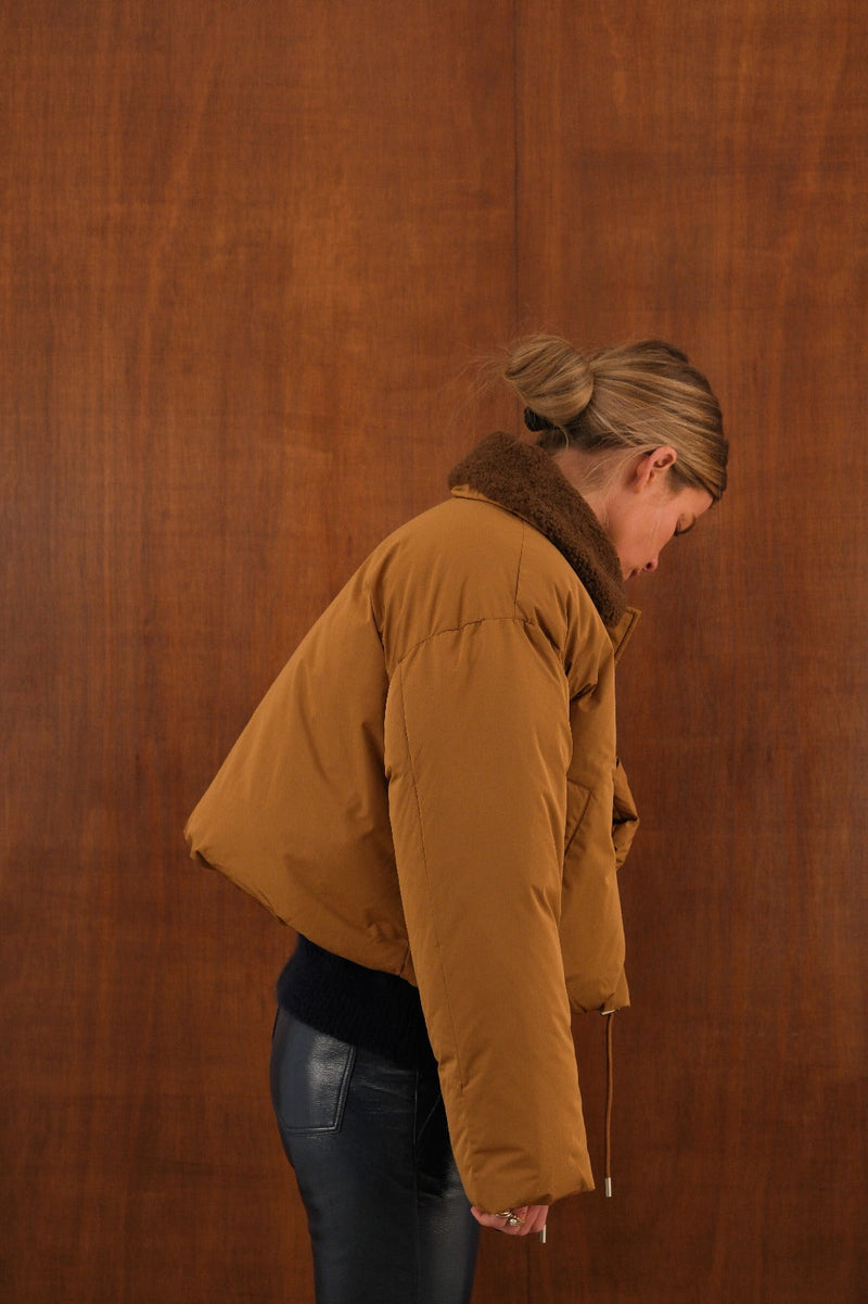 Doudoune Anaïs Camel
