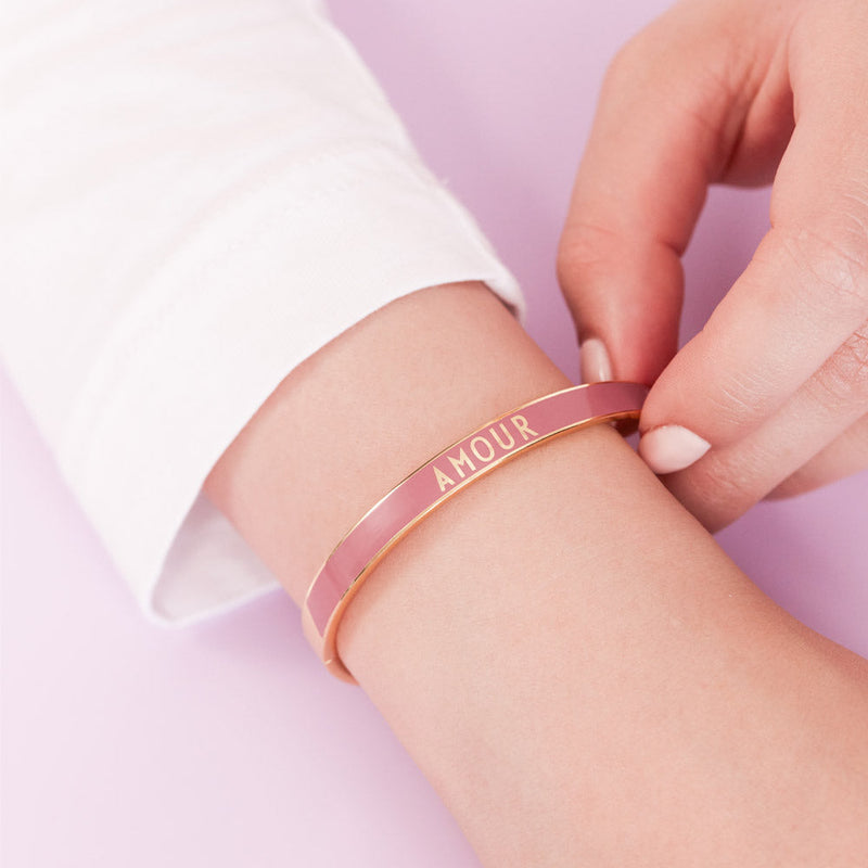 Bracelet Jonc - Word Candy - Plusieurs Mots Disponibles - 10 Coloris