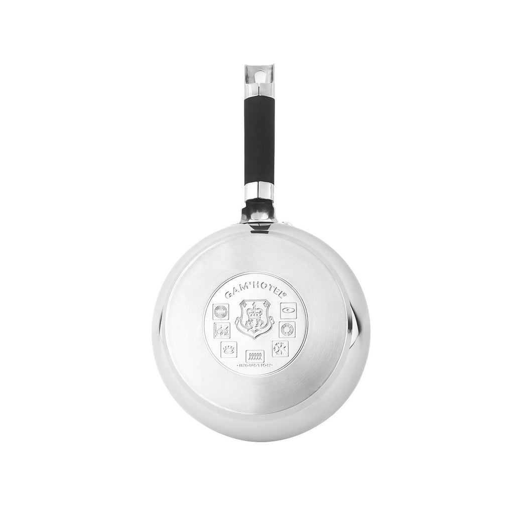 Gam'Hotel - 4 Casseroles Inox Induction - 14/16/18/20 Cm - Argenté